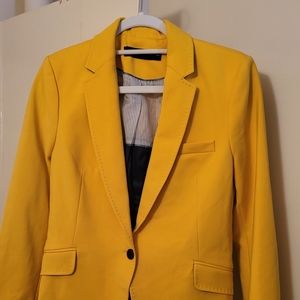 Zara yellow blazer size M